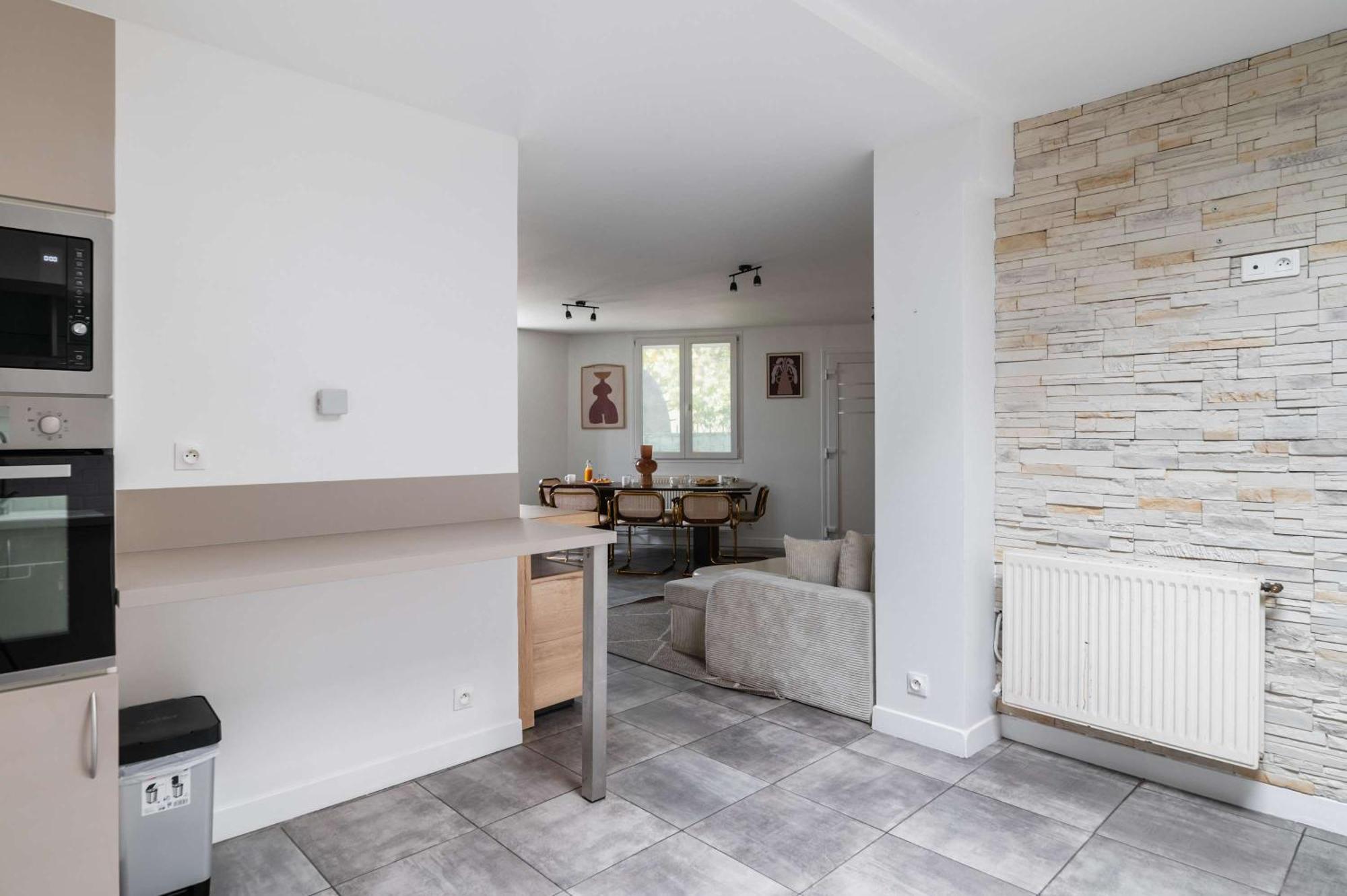 Villa Romainville Paris Pour 8 Personnes - Flat-Guest エクステリア 写真